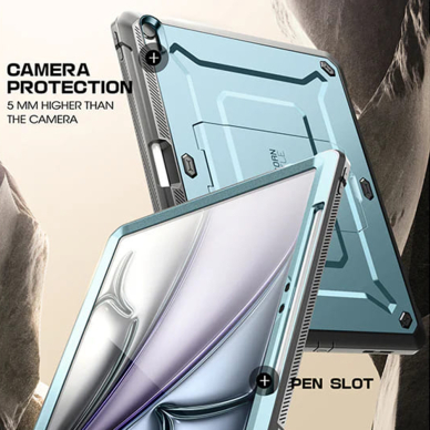 [Užsakomoji prekė] Dėklas iPad Air 13 (2024) - Supcase Unicorn Beetle Pro - Arctic Blue 6