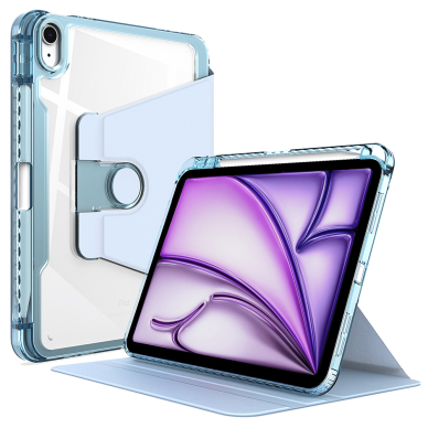 [Užsakomoji prekė] Dėklas iPad Air 13 (2024) - Techsuit Crystal Vision - mėlynas