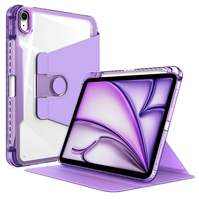 [Užsakomoji prekė] Dėklas iPad Air 13 (2024) - Techsuit Crystal Vision - violetinis