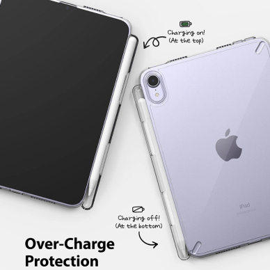 [Užsakomoji prekė] Dėklas iPad mini 6 (2021) / iPad mini 7 (2024) - Ringke Fusion - Skaidrus 2