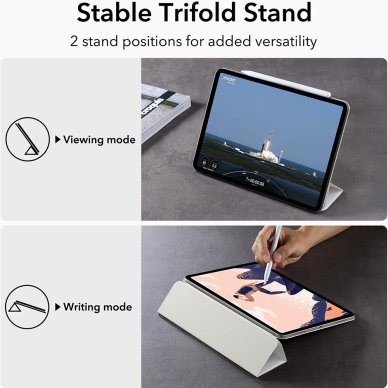 [Užsakomoji prekė] Dėklas iPad Pro 11 2018 / iPad Air 4 / 5 / 11 (2020/2022/2024) - ESR Rebound Magnetic - White 2