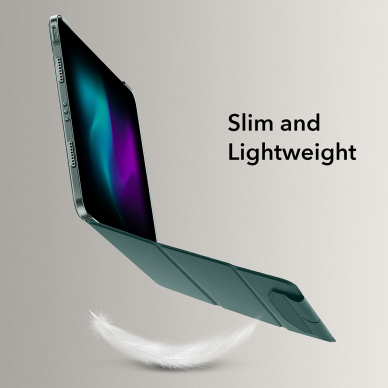 [Užsakomoji prekė] Dėklas iPad Pro 11 (2024) - ESR Ascend Trifold - Forest Green 3