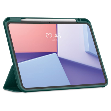 [Užsakomoji prekė] Dėklas iPad Pro 11 (2024) - Spigen Urban Fit - Midnight Green 5