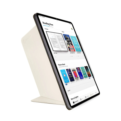 [Užsakomoji prekė] Dėklas iPad Pro 11 (2024) - Tomtoc Inspire Mode Folio (B52A2W1) - Ivory White 3