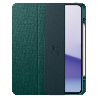 [Užsakomoji prekė] Dėklas iPad Pro 13 (2024) - Spigen Urban Fit - Midnight Green 2