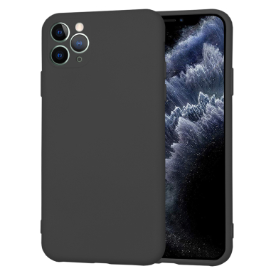 [Užsakomoji prekė] Dėklas iPhone 11 Pro Max - Techsuit SoftFlex - Juodas