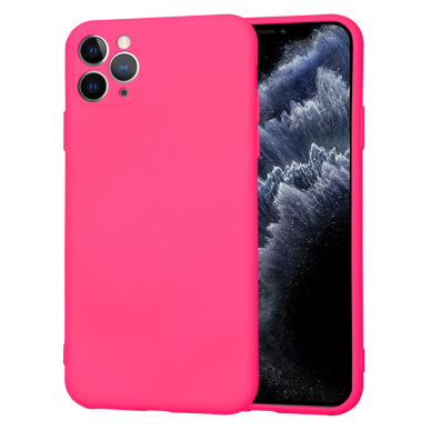 [Užsakomoji prekė] Dėklas iPhone 11 Pro Max - Techsuit SoftFlex - Rožinis