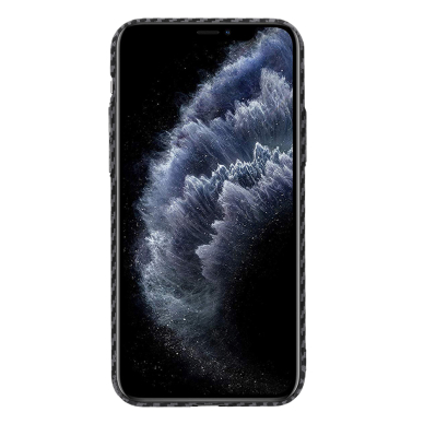 [Užsakomoji prekė] Dėklas iPhone 11 Pro - Techsuit Carbonite FiberShell - juodas 1