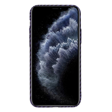 [Užsakomoji prekė] Dėklas iPhone 11 Pro - Techsuit Carbonite FiberShell - violetinis 1