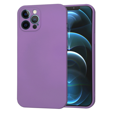 [Užsakomoji prekė] Dėklas iPhone 12 Pro Max - Techsuit SoftFlex - Violetinis