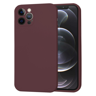 [Užsakomoji prekė] Dėklas iPhone 12 Pro - Techsuit SoftFlex - Bordo