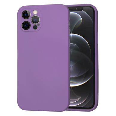 [Užsakomoji prekė] Dėklas iPhone 12 Pro - Techsuit SoftFlex - Violetinis