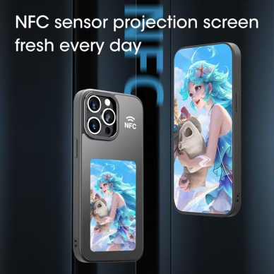 [Užsakomoji prekė] Dėklas iPhone 13 Pro Max - Techsuit SmartScreen NFC - juodas 2