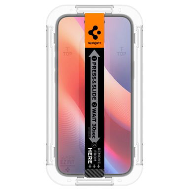 [Užsakomoji prekė] Dėklas iPhone 15 / iPhone 16 (set 2) - Spigen Glas.tR EZ FIT - Privacy 3