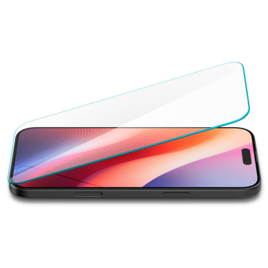 [Užsakomoji prekė] Dėklas iPhone 15 / iPhone 16 - Spigen Glas.tR Slim - Skaidrus 3