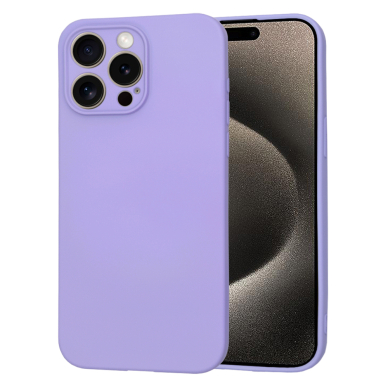 [Užsakomoji prekė] Dėklas iPhone 15 Pro Max - Techsuit SoftFlex - violetinis