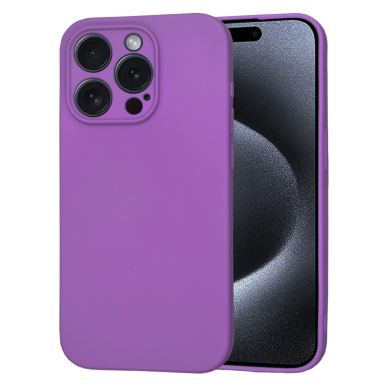 [Užsakomoji prekė] Dėklas iPhone 15 Pro - Techsuit SoftFlex - Violetinis