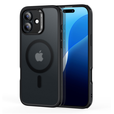 [Užsakomoji prekė] Dėklas iPhone 16 - ESR Classic Hybrid HaloLock - Frosted Black