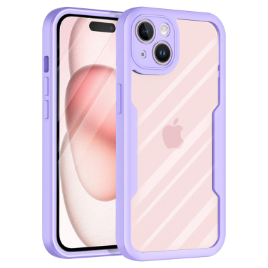 [Užsakomoji prekė] Dėklas iPhone 16 Plus + Cover - Techsuit ColorVerse 360 Series - violetinis