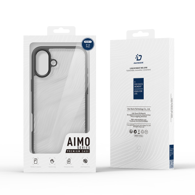 [Užsakomoji prekė] Dėklas iPhone 16 Plus - Dux Ducis Aimo Series - Juodas 6