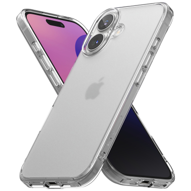 [Užsakomoji prekė] Dėklas iPhone 16 Plus - Ringke Fusion - Matte Clear 2