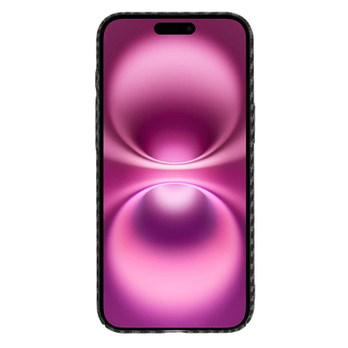 [Užsakomoji prekė] Dėklas iPhone 16 Plus - Techsuit Carbonite FiberShell - Juodas 1