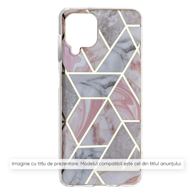 [Užsakomoji prekė] Dėklas iPhone 16 Plus - Techsuit Marble Series - Rožinis Hex