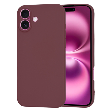 [Užsakomoji prekė] Dėklas iPhone 16 Plus - Techsuit SoftFlex - Bordo