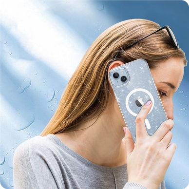 [Užsakomoji prekė] Dėklas iPhone 16 Plus - Techsuit SparkleSkin Series - Skaidrus 5