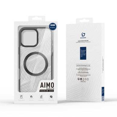 [Užsakomoji prekė] Dėklas iPhone 16 Pro - Dux Ducis Aimo MagSafe Series - Juodas 6