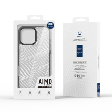 [Užsakomoji prekė] Dėklas iPhone 16 Pro - Dux Ducis Aimo Series - Juodas 6