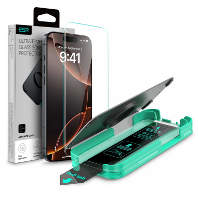 [Užsakomoji prekė] Dėklas iPhone 16 Pro - ESR Armorite Screen Protector - Skaidrus