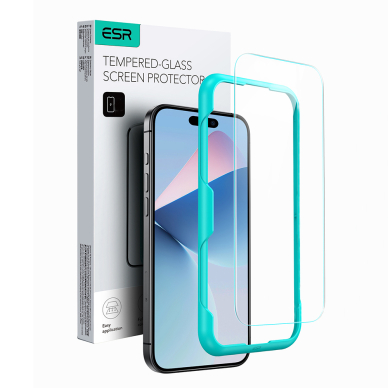 [Užsakomoji prekė] Dėklas iPhone 16 Pro - ESR Tempered Glass - Skaidrus