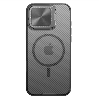 [Užsakomoji prekė] Dėklas iPhone 16 Pro Max - Nillkin CamShield Prop Magnetic - permatomas Black 2