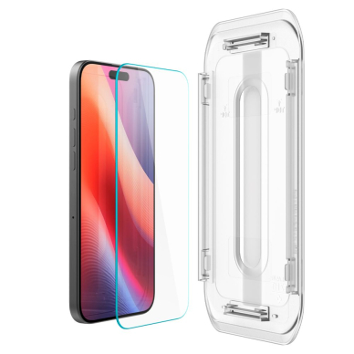 [Užsakomoji prekė] Dėklas iPhone 16 Pro Max (set of 2) - Spigen Glas.tR EZ FIT - Skaidrus 4