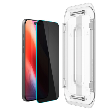 [Užsakomoji prekė] Dėklas iPhone 16 Pro Max (set of 2) - Spigen Glas.tR EZ FIT - Privacy 1