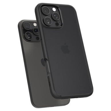 [Užsakomoji prekė] Dėklas iPhone 16 Pro Max - Spigen Ultra Hybrid - Frost Black 3