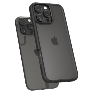 [Užsakomoji prekė] Dėklas iPhone 16 Pro Max - Spigen Ultra Hybrid - Matte Black 3