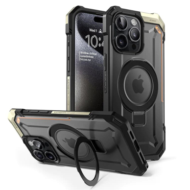 [Užsakomoji prekė] Dėklas iPhone 16 Pro Max - Supcase Unicorn Beetle Defender - juodas