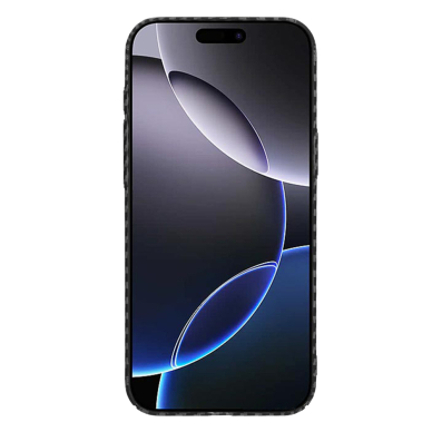 [Užsakomoji prekė] Dėklas iPhone 16 Pro Max - Techsuit Carbonite FiberShell - Juodas 1