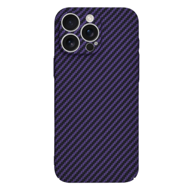 [Užsakomoji prekė] Dėklas iPhone 16 Pro Max - Techsuit Carbonite FiberShell - Violetinis 2