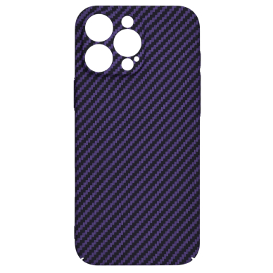 [Užsakomoji prekė] Dėklas iPhone 16 Pro Max - Techsuit Carbonite FiberShell - Violetinis 3