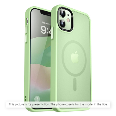 [Užsakomoji prekė] Dėklas iPhone 16 Pro Max - Techsuit HaloFrost MagSafe MagSafe Series - Light Green