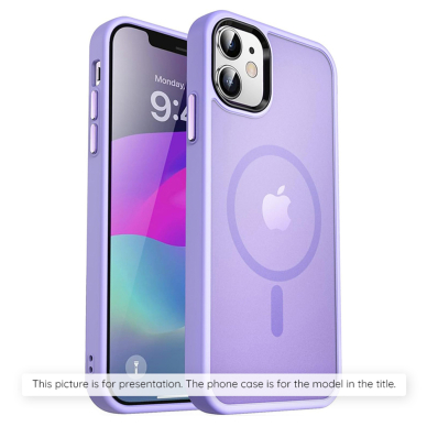 [Užsakomoji prekė] Dėklas iPhone 16 Pro Max - Techsuit HaloFrost MagSafe MagSafe Series - violetinis