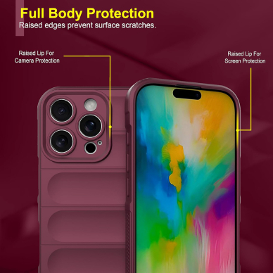 [Užsakomoji prekė] Dėklas iPhone 16 Pro Max - Techsuit Magic Shield - Juodas 4