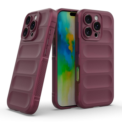 [Užsakomoji prekė] Dėklas iPhone 16 Pro Max - Techsuit Magic Shield - Bordo