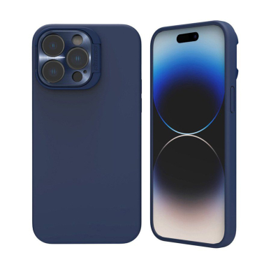 [Užsakomoji prekė] Dėklas iPhone 16 Pro - Nillkin Lens Wing Magnetic - Mėlynas