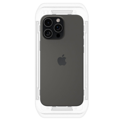 [Užsakomoji prekė] Dėklas iPhone 16 Pro (set of 2) - Spigen Glas.tR EZ FIT - permatomas 6