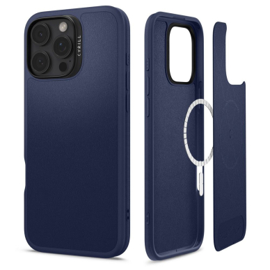 [Užsakomoji prekė] Dėklas iPhone 16 Pro - Spigen Cyrill Kajuk MagSafe - Navy