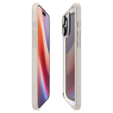 [Užsakomoji prekė] Dėklas iPhone 16 Pro - Spigen Ultra Hybrid - Natural Titanium 4